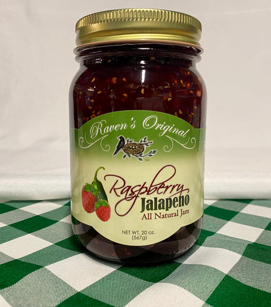 Raven's Original Raspberry Jalapeno Jam