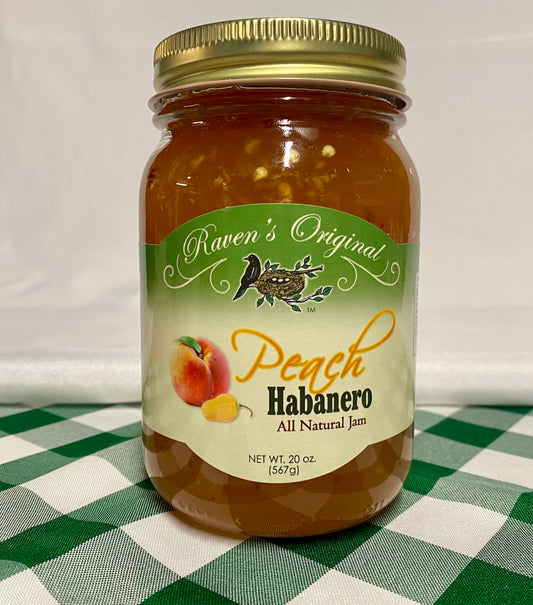 Raven's Original Peach Habanero Jam