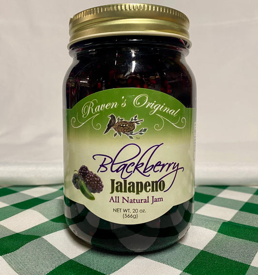 Raven's Original Blackberry Jalapeno Jam