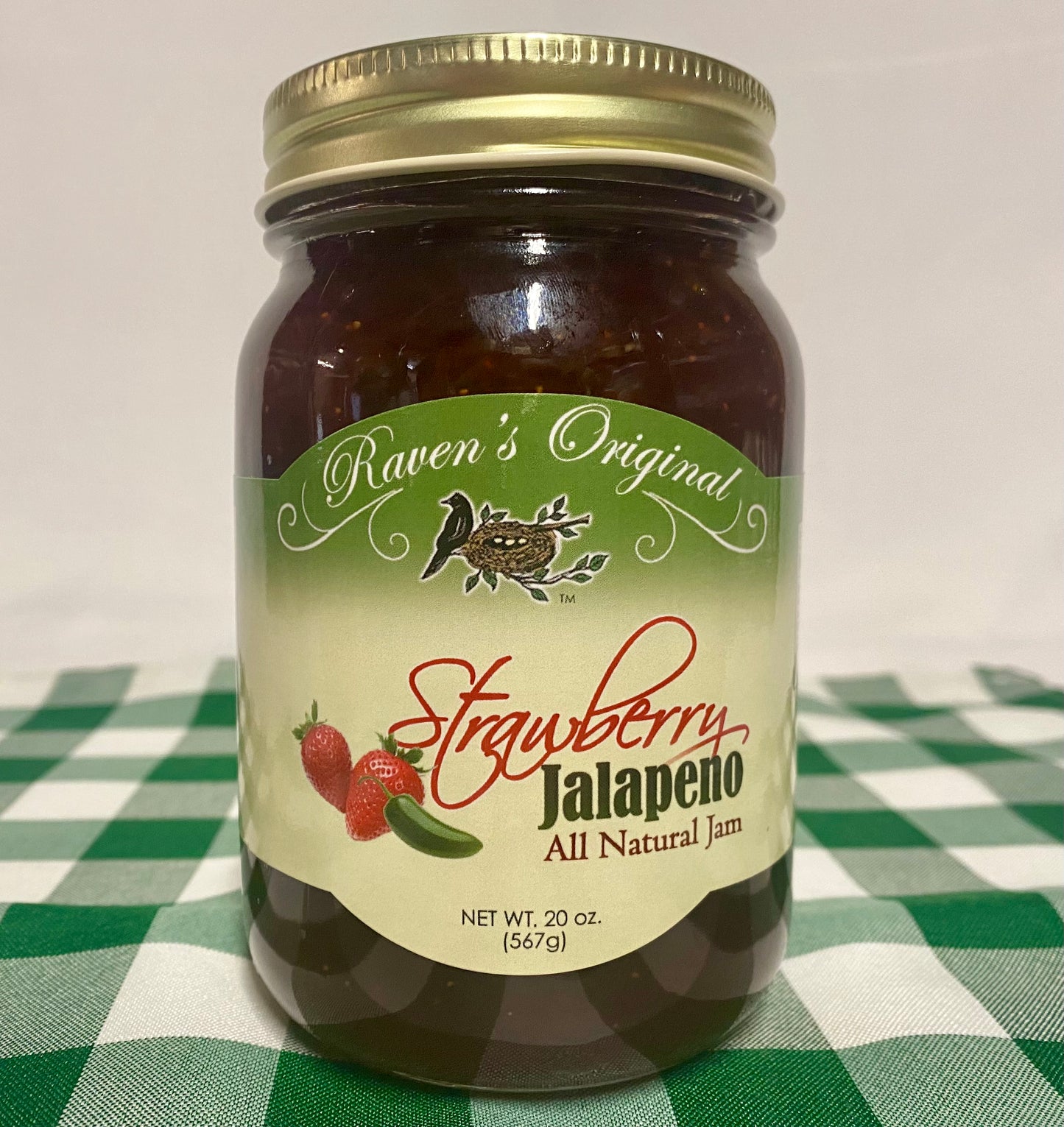 Raven's Original Strawberry Jalapeno Jam