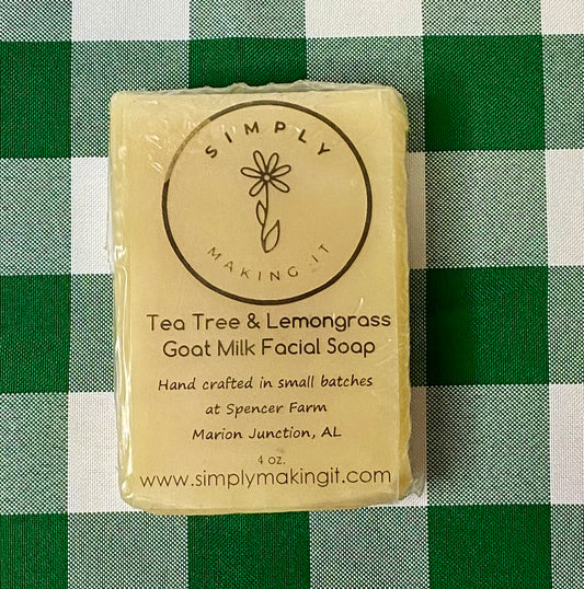 Simply Making It - Tea Tree and Lemongrass Goat Milk Soap