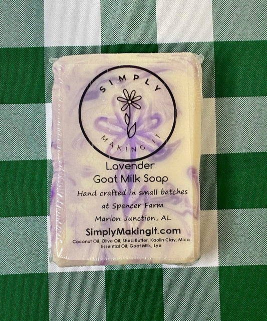 Simply Making It - Lavender Goat Milk Soap