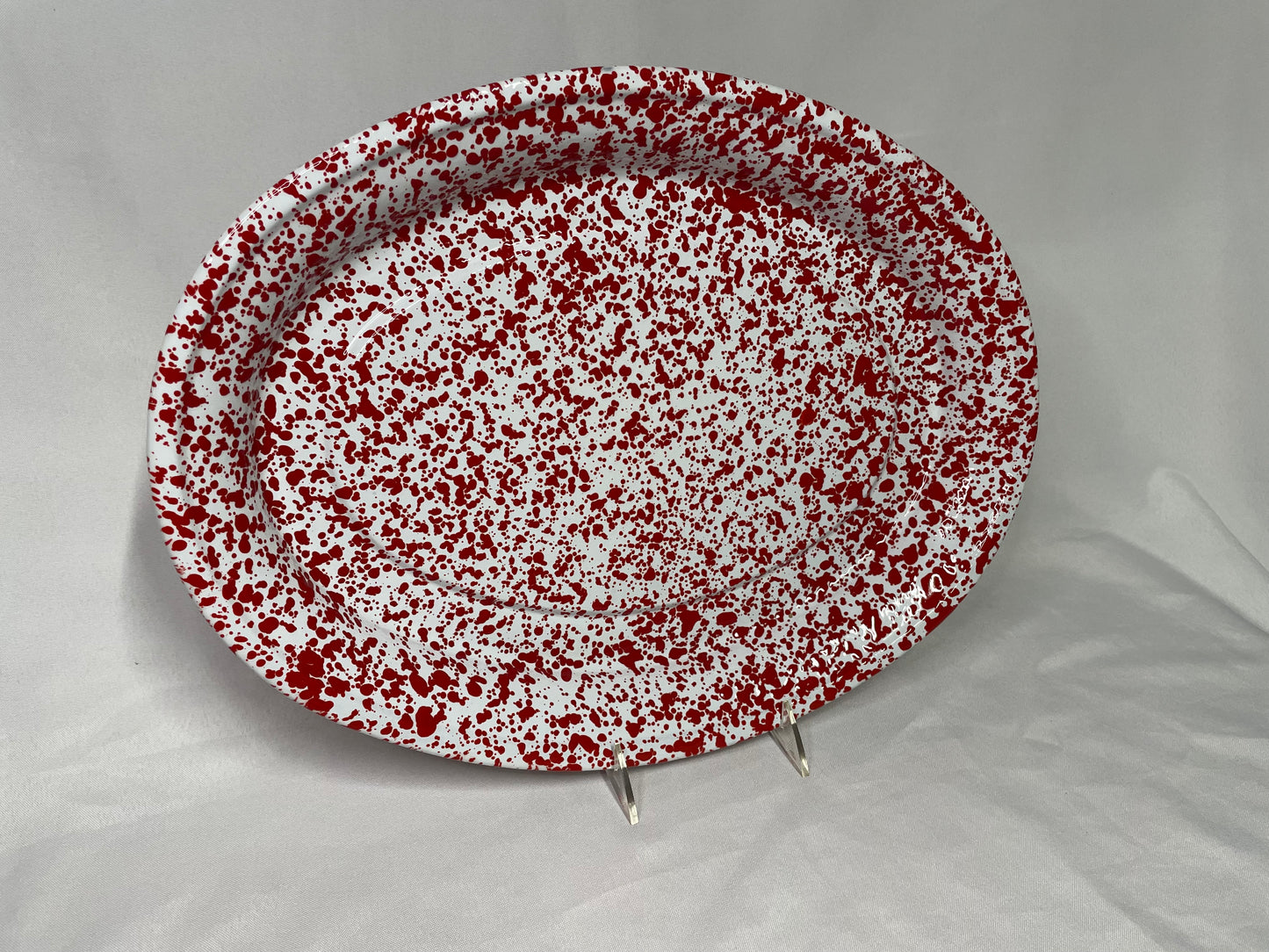 Splatter Ware Oval Platter